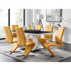 Dining Set with 6 Chairs