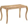 Dining Table 118x60x76 cm Solid Mango Wood Vidaxl