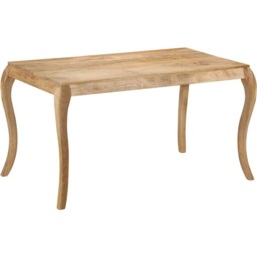 Dining Table 135x75x76 cm Solid Mango Wood Vidaxl