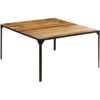 Dining Table 140x140x76 cm Solid Mango Wood vidaXL