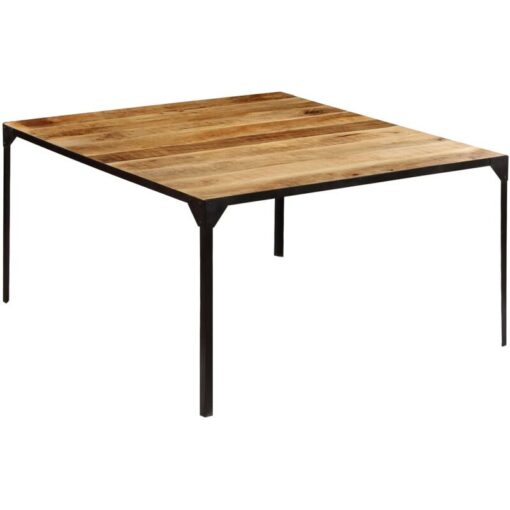 Dining Table 140x140x76 cm Solid Mango Wood vidaXL