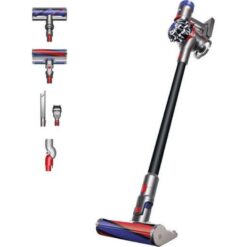 Dyson V8 Total Clean Cordless Vacuum Cleaner - Nickel & Black, Silver/Grey,Black