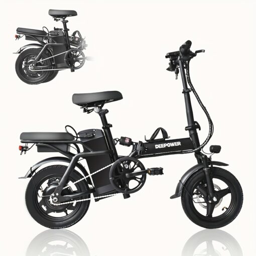 E Bikes For Adults, 400w 20mph Max , 14" Tire, 48v 10/15ah Removable Battery For Bike, - Absorption, City , Adult , Free