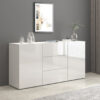 EGYPT Sideboard white glossy W.1600 D.400 H.800