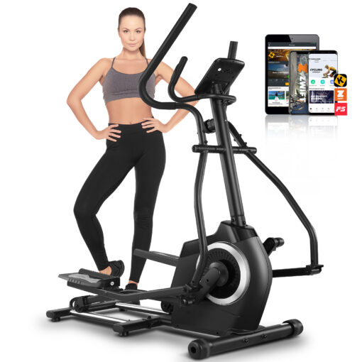 Elliptical Machine For Home, Elliptical Exercise Machine With Hyper-quiet Front Magnetic Driving System, Elliptical Trainer For Home With 22