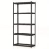 Ergomaster 5-tier Garage Storage Shelves Adjustable Heavy Duty Metal Storage Shelving Unit