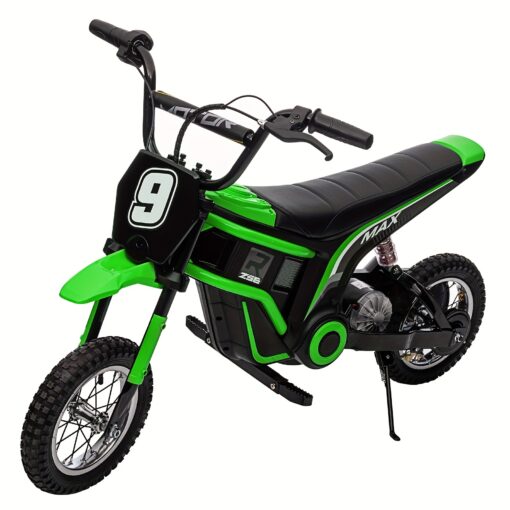 Euker 24v Electric Dirt Bike For Boys And Girls, Motorcycle Electric Bike With Authentic Motocross Dirt Bikes , Rear-wheel Drive, High-torque,