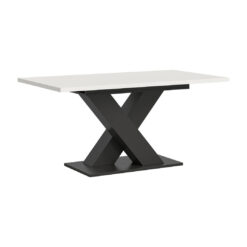 Extendable dining table (W/H/D): 150-190x76 with X-foot frame