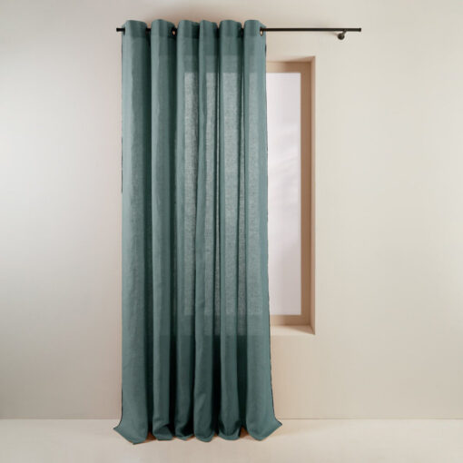 Eyelet Semi Sheer Curtain