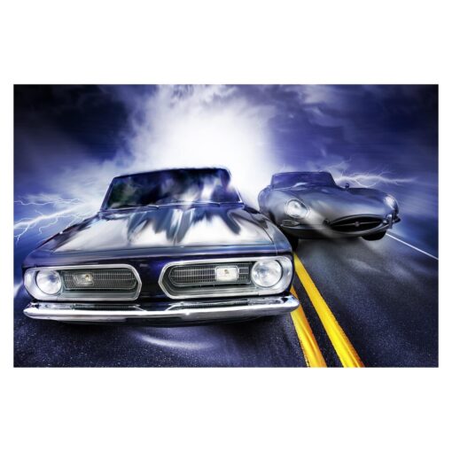 Fast & Furious 3.2m x 4.8m Textured Matte Peel & Stick Wall Mural