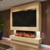 Felecia Belfry Heating 182cm W Electric Fireplace