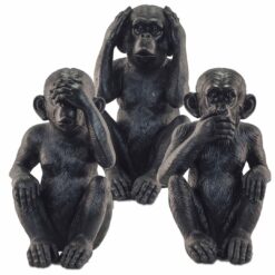 Fentress Monkey 3 Piece Figurine