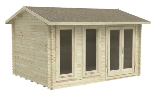 Forest Chiltern Log Cabin Apex Roof - 13 x 11ft