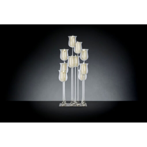 Fotoforo 103Cm Glass Tabletop Candelabra