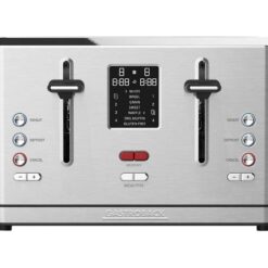 GASTROBACK Design Digital 62396 4-Slice Toaster - Silver, Silver/Grey