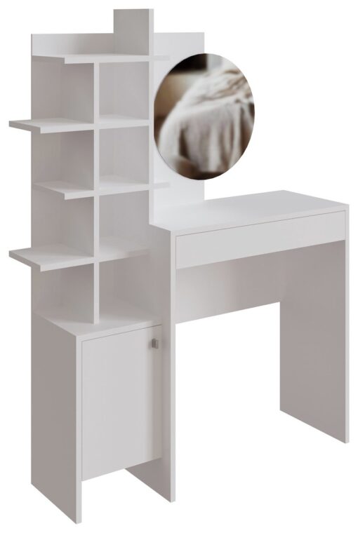 GFW Freyja 1 Drawer Dressing Table - White