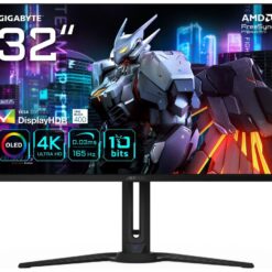 GIGABYTE AORUS FO32U 4K Ultra HD 31.5" QD-OLED Gaming Monitor - Black, Black