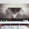 Geometry Meets Trees 3.2m x 4.80m Textured Matt Peel & Stick Wall Mural