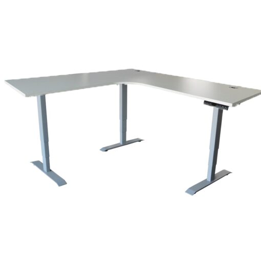 Grenoble Electrical L-Shape Height Adjustable Standing Desk