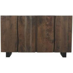 Grey Essential Live Edge Wood Sideboard