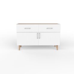 Guttenberg 2 Drawer 120cm W Combi Chest