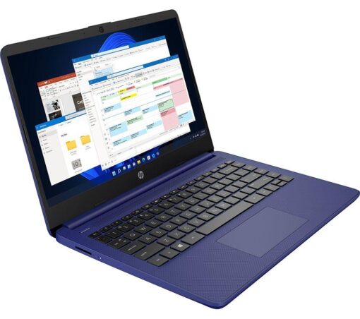 HP Stream 14s-dq0509sa 14" Refurbished Laptop - Intel® Celeron®, 128 GB SSD, Blue (Very Good Condition), Blue