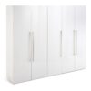 Habitat Atlas 5 Door Wardrobe - White Gloss