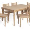 Habitat Barnwell Oak Dining Table & 6 Natural Chairs