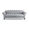 Habitat Brooker Fabric 4 Seater Sofa - Grey - Dark Leg