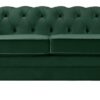 Habitat Chesterfield Velvet 3 Seater Sofa - Green