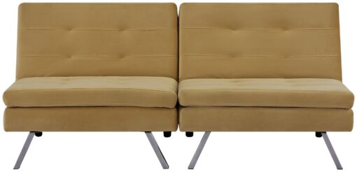 Habitat Duo Fabric 2 Seater Clic Clac Sofa Bed - Camel