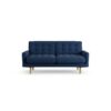 Habitat Fenner Fabric 2 Seater Sofa - Navy Blue - Ash Leg