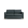 Habitat Flint Fabric 2 Seater Sofa Bed- Charcoal - Ash Leg