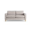 Habitat Flint Fabric 2 Seater Sofa - Natural - Ash Leg