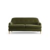 Habitat Frome Velvet 2 Seater Sofa - Moss Green - Ash Leg