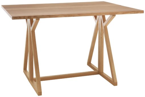 Habitat Heath Oak Veneer 4 Seater Folding Table - Oak