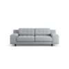 Habitat Hendricks Fabric 3 Seater - Grey - Black Leg