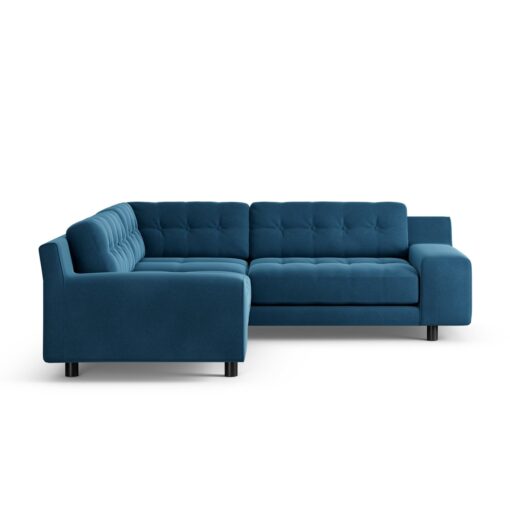 Habitat Hendricks Reversible Corner Sofa -Ink Blue-Black Leg