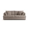 Habitat Holmfirth Fabric 3 Seater Sofa - Mocha