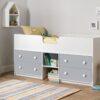 Habitat Jackson Mid Sleeper Bed Frame - White and Grey