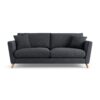 Habitat Lomond Fabric 4 Seater Sofa - Charcoal - Ash Leg