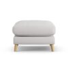 Habitat Lomond Fabric Footstool - Natural - Ash Leg