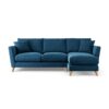 Habitat Lomond Right Hand Corner Sofa - Ink Blue - Ash Leg