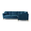 Habitat Lomond Right Hand Corner Sofa - Ink Blue - Ash Leg