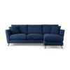 Habitat Lomond Right Hand Corner Sofa - Navy - Ash Leg