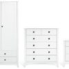 Habitat Minato 4 Piece 3 Door Wardrobe Set - White