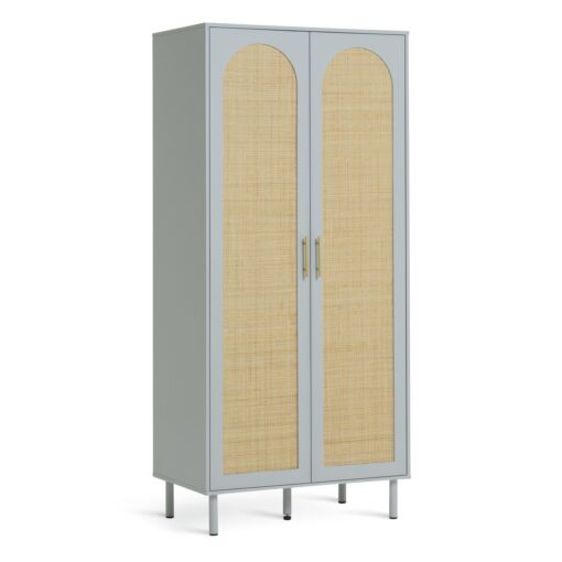 Habitat Monica 2 Door Wardrobe - Grey