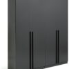 Habitat Munich 4 Door 3 Drawer Wardrobe - Anthracite