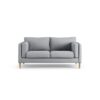 Habitat Newington Fabric 2 Seater Sofa - Grey - Ash Leg