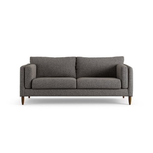 Habitat Newington Fabric 3 Seater Sofa - Charcoal - Dark Leg